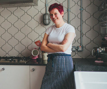little pink kitchen